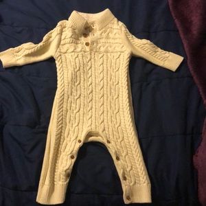 Baby Gap Cream Sweater Onsie
